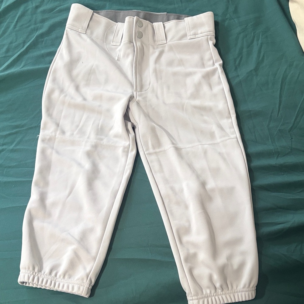 Mizuno Light Grey Softball Pants
